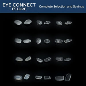 silver core plastic nose pad large, aluminum core (银芯塑料鼻托)