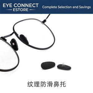 bt035 wavy nose pad silicone, anti slip, c01, black (bt035波纹防滑鼻托)