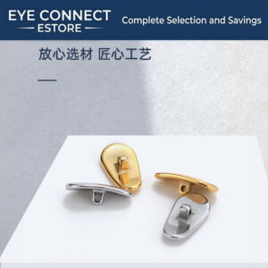 ceramic nose pad gold, comfortable, anti slip (金色陶瓷托叶）