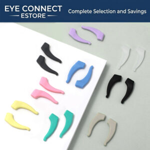macaron medium ear pad glasses silicone anti slip ear pad black (马卡龙中号硅胶耳套)