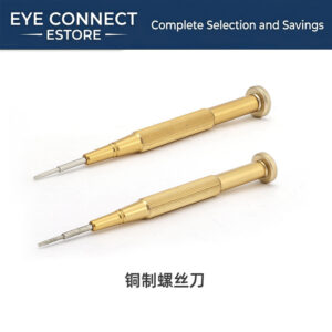 copper screwdriver, non replaceable head, flat head (一字铜制螺丝刀)