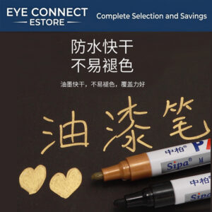 zhipai double ended marker pen red (红色智牌双头记号笔)