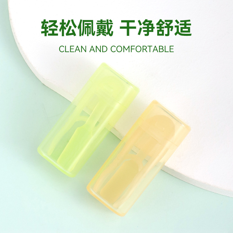 silicone portable contact lens applicator (透明隐形眼镜硅胶吸棒) silicone portable contact lens applicator (透明隐形眼镜硅胶吸棒)