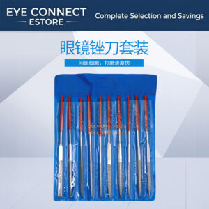 small file set for eyeglass adjustment